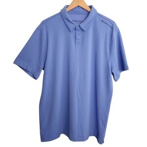 Municipal Sportcross Polo Men's Size M Blue Peri Casual Golf Shirt